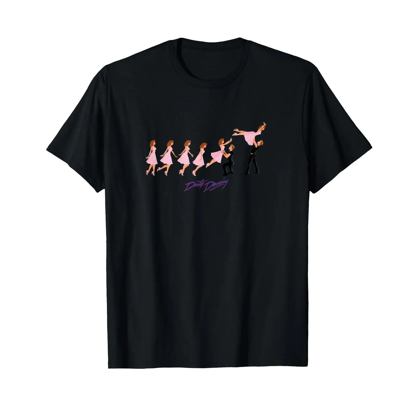 Dirty Dancing The Elevator T Shirt vintage Washed Slightly Stylish Breathable fashion homme Versatile streetwear