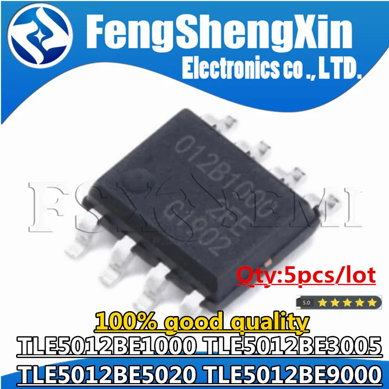 5pcs TLE5012BE TLE5012BE1000 TLE5012BE3005 TLE5012BE5020 TLE5012BE9000 SOP-8 Magnetically encoded sensor chip IC