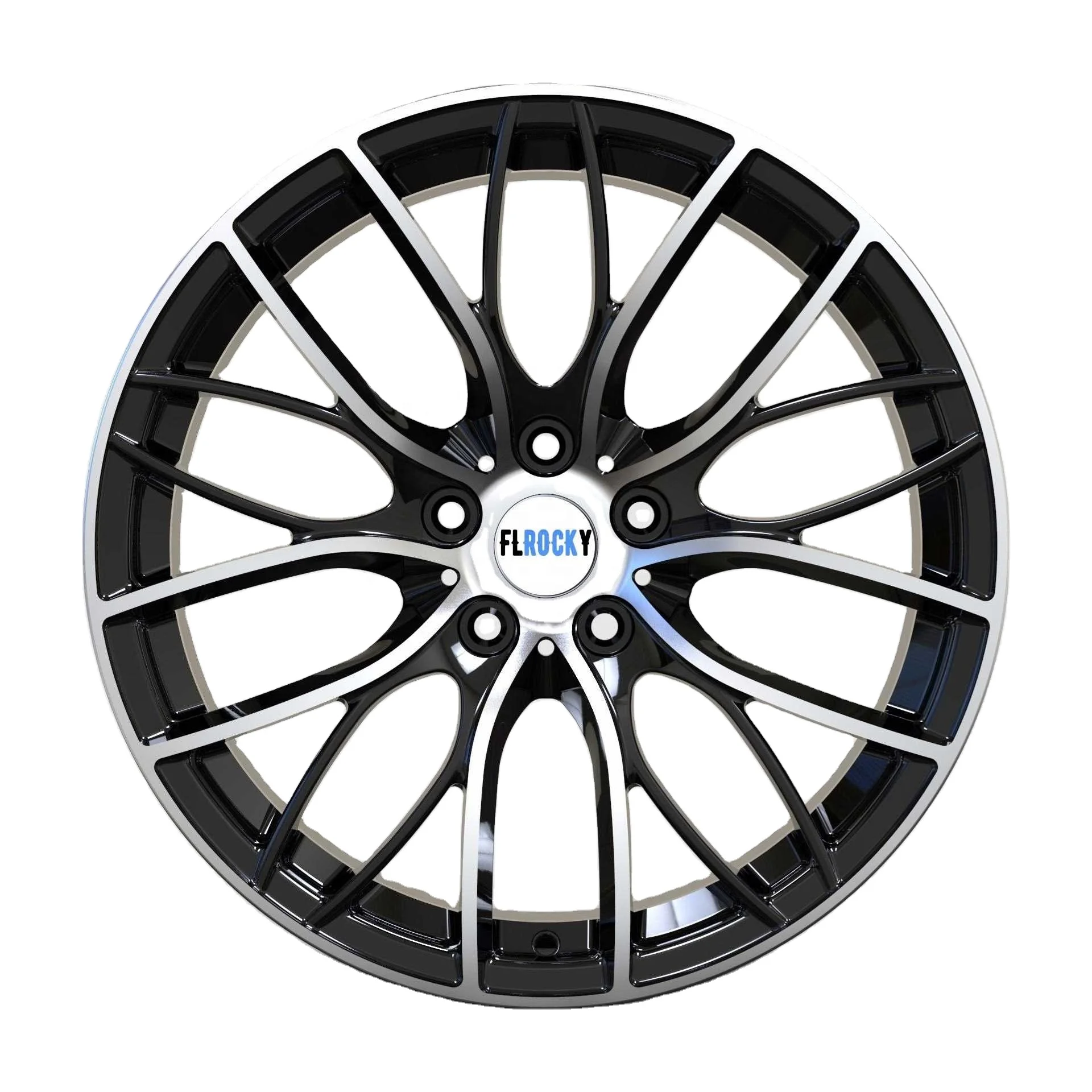 Custom Silver&Black Forged Wheels 20 Inch Monoblock Wheel