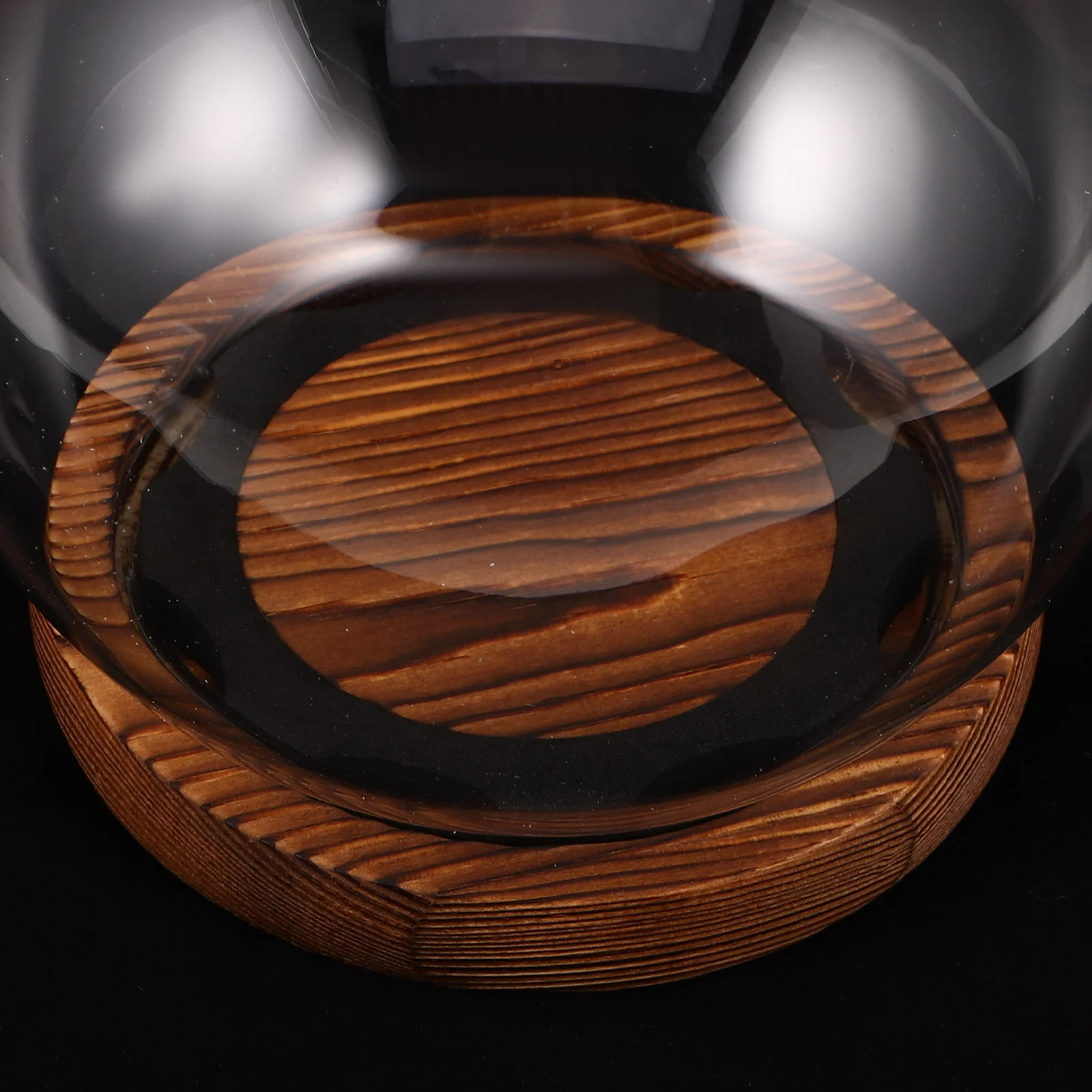 Preserved Flower Glass Dome Transparent Cloche Display Case Smooth Eternal Flower Showcase Protective Floral Display