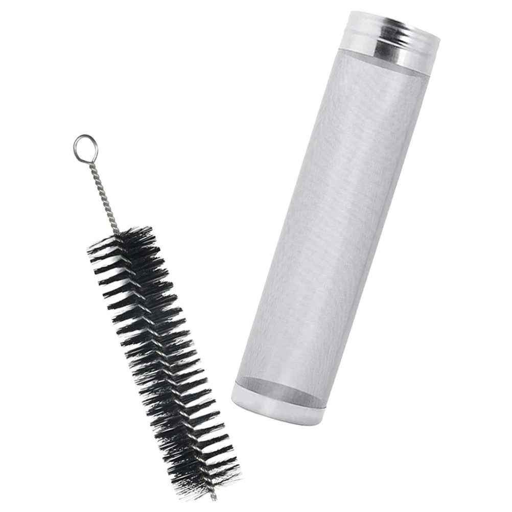 

1 set Beer Filter 7x29cm Stainless Steel Mesh Basket for Filter Hop Strainer Making Tool Beer Brewer