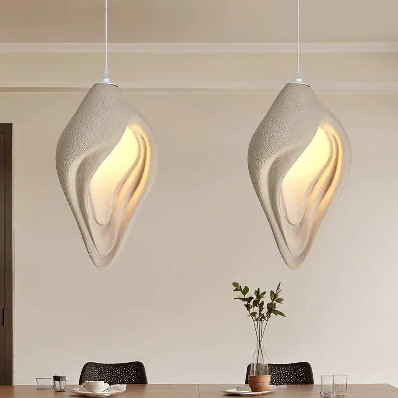 اليابانية وابي سابي نمط الراتنج قلادة أضواء مطعم مقهى الثريات لوفت المطبخ جزيرة الإقامة المنزلية دراسة الإضاءة الديكور