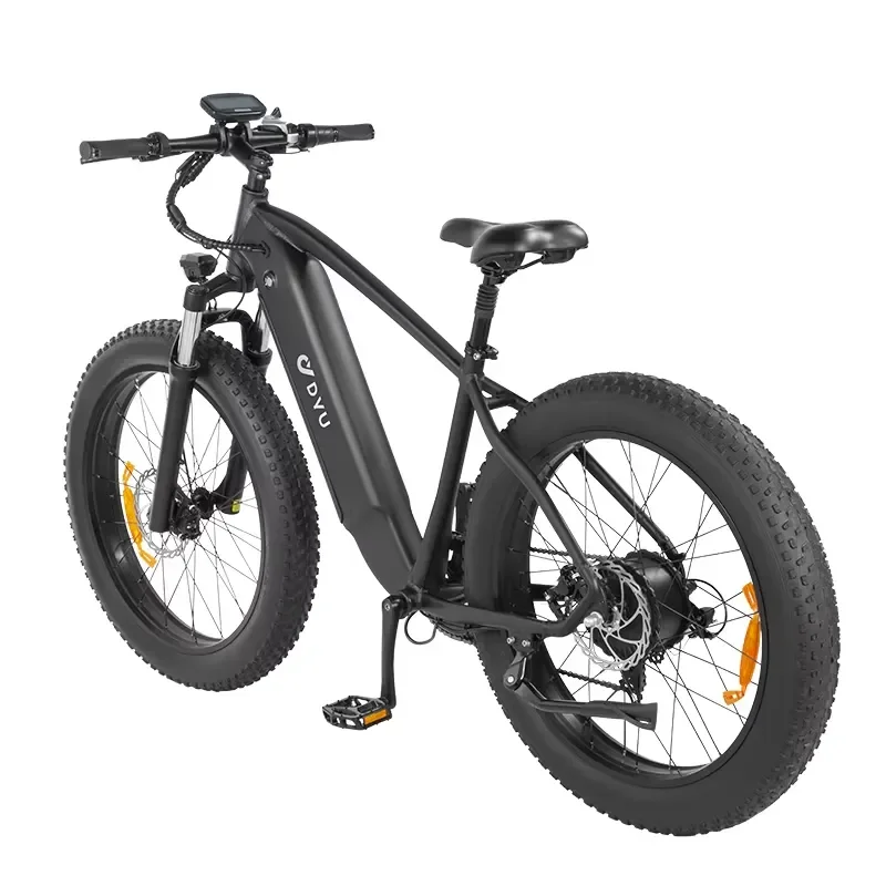 750W 48V Lithium Battery Electric Mountain Bike with Aluminum Alloy Frame Front Suspension High Speed & Rechargeable Fatbike