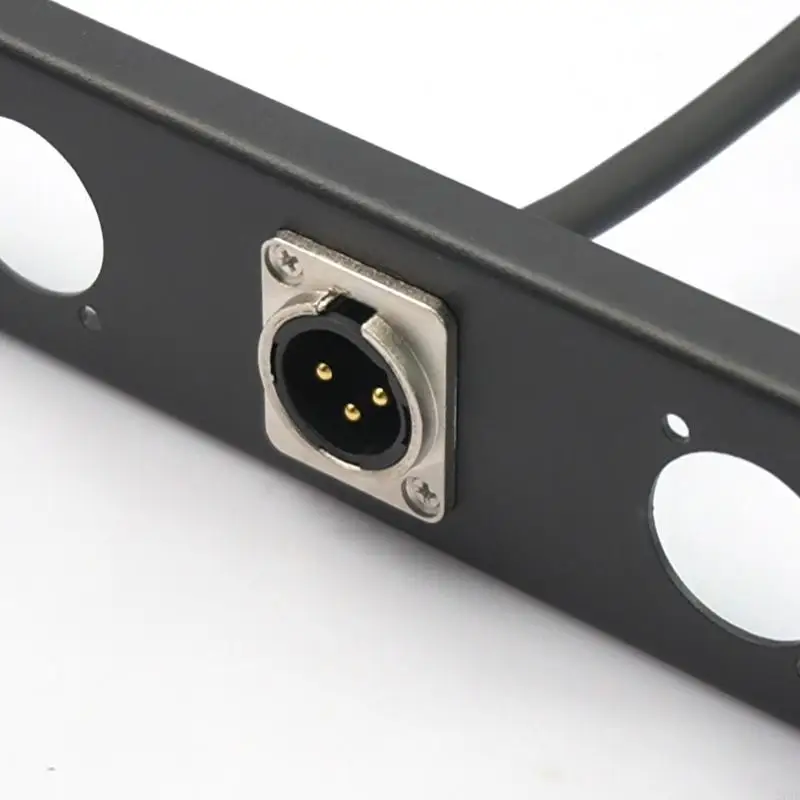 3Pin Rack Mount Adapter Cable D Type Male to Female 60cm 24AWG