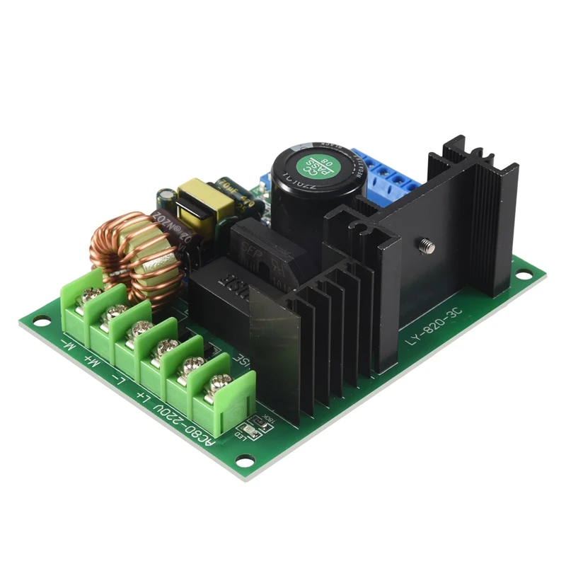 -820 PWM 110V220V DC Permanent Magnet Motor Governor Drive Module Controller Board-A69M - view 5