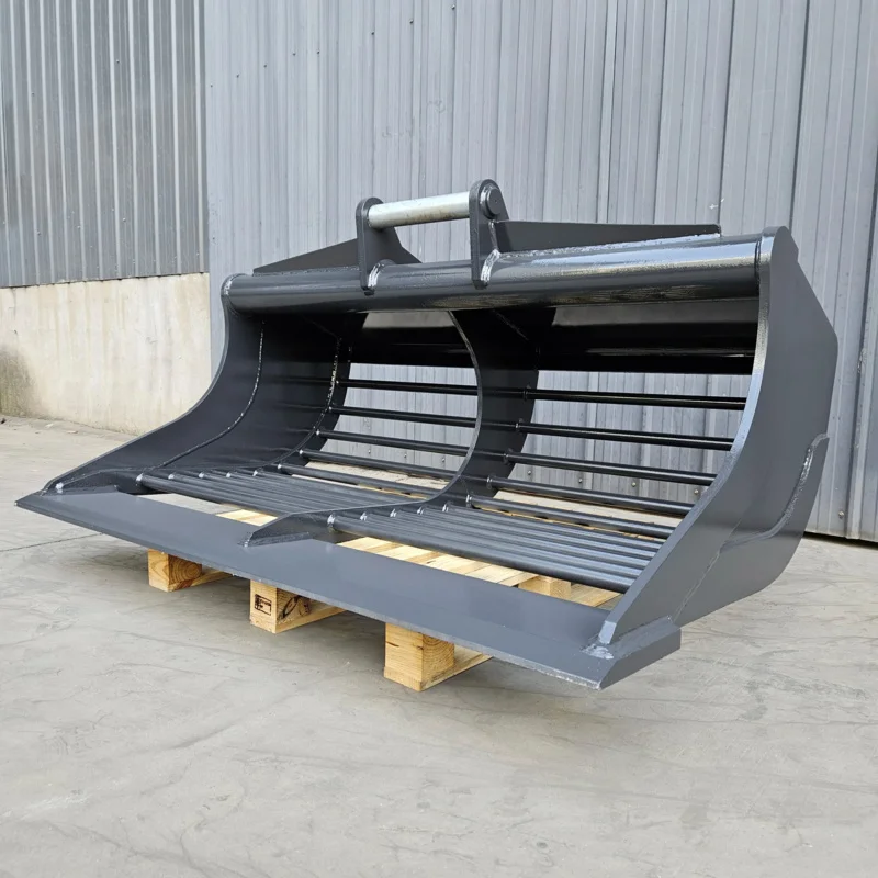 

For Sea Shipping CustomizedNew Rainbow Excavator Buckets 1-45 Ton S45 Q345/NM400 0.1-8m Rock Sieve Grid Construction ISO 9001 Ce