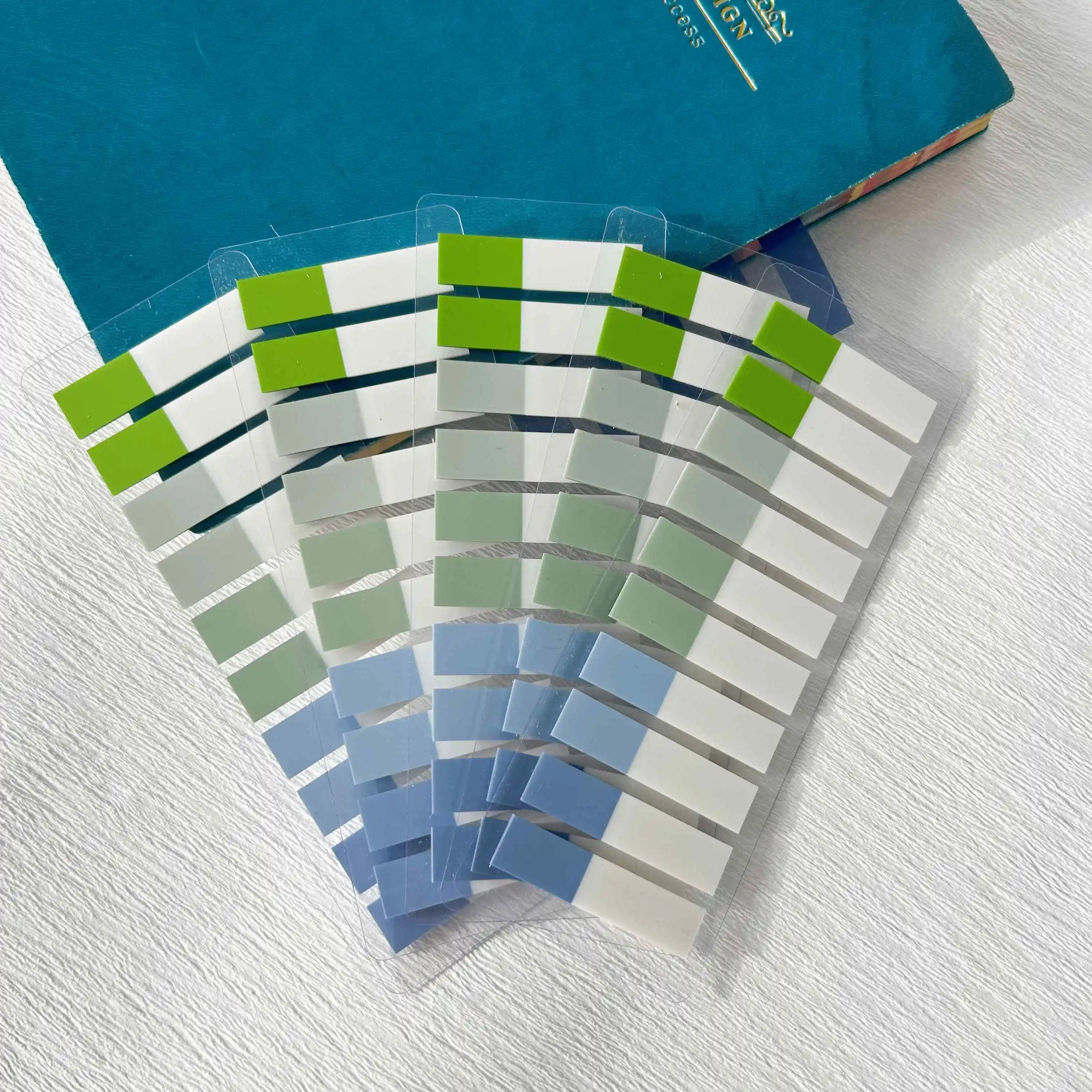 1000 Sheets Color Self Adhesive Memo Pad Sticky Notes Bookmark Marker Memo Sticker Paper Office School Supplies