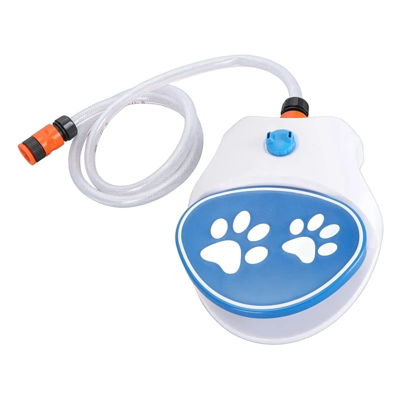 Pet Drinking Fountain Pedal-Operated Sprinkler - Promotes Hydration, Automatic Pet Drinking System, Easy Installation