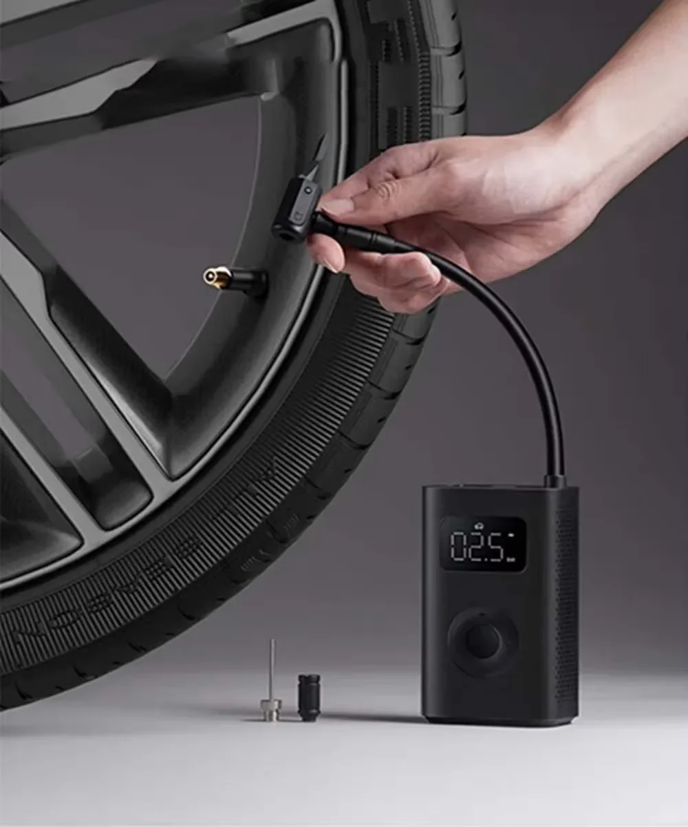 New Xiaomi Mijia Air Pump 2 electric air compressor led multitool pump for Bike Automotive Car Type-C Inflator 12V Mi Inflatable