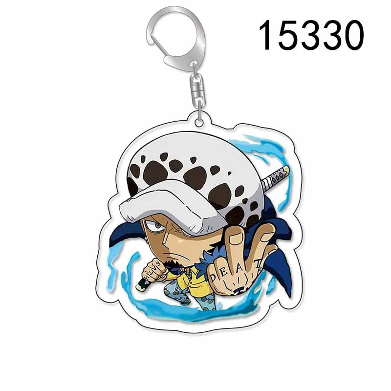 Anime Figure One Piece Nika Monkey D. Luffy Roronoa Zoro Yamato Kaidou Law Eustass Kid KING Sanji Keychain Acrylic Pendant Gifts