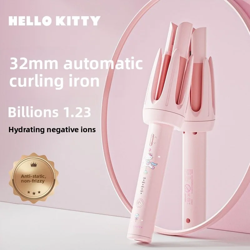 Hello Kitty мультфильм креативный автоматический щипцы для завивки волос с отрицательными ионами уход за волосами долговечная форма милые щипцы для завивки волос подарок для девочек