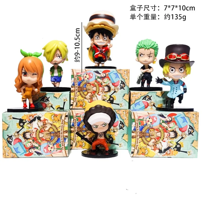 One Piece Slam Dunk Dragon Ball Crayon Shin SPY×FAMILY Figure Ornaments Blind Box Dolls Hamburg Cute Anime Decoration Toys Gifts