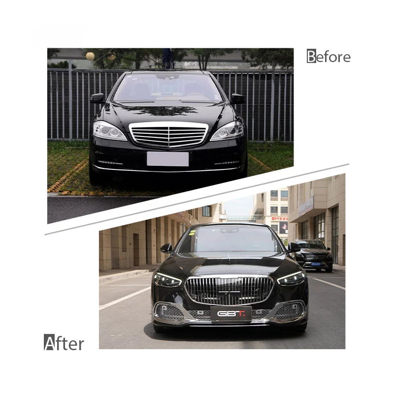 2024 GBT Mercedes S class maybach W221 upgrade to W223 Body kit for S M upgrade bodykit conversion kit 2006-2012