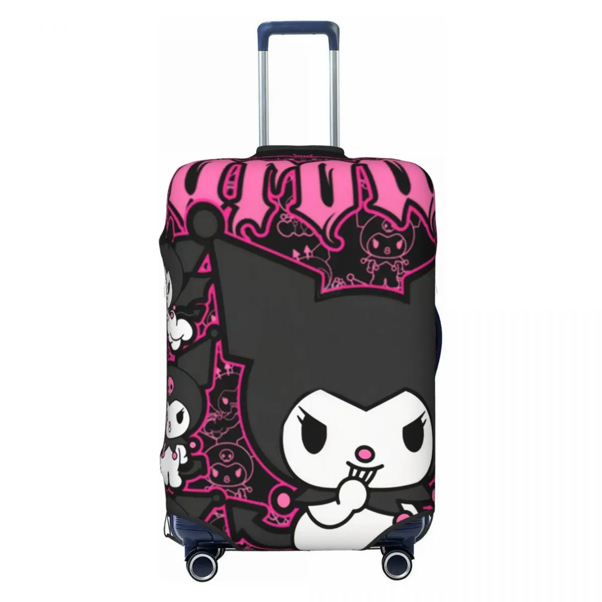 

Halloween Kuromi Skull Luggage Cover Elastic Cartoon Rabbit Travel Suitcase Protective Covers Fits 18-32 Inch