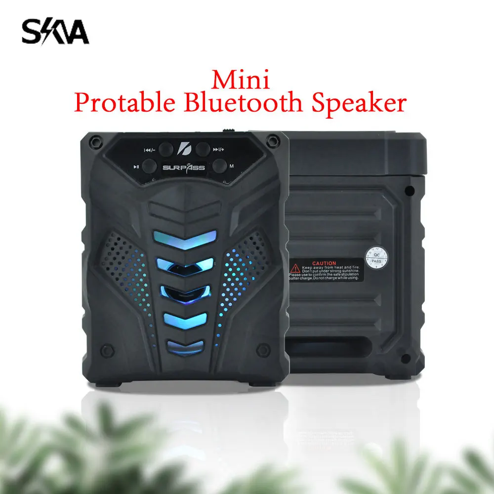 

Bluetooth Portable Wireless Outdoor Boombox Bass Column Big Home Party Speaker Mini Size for Home Consumer Electronics