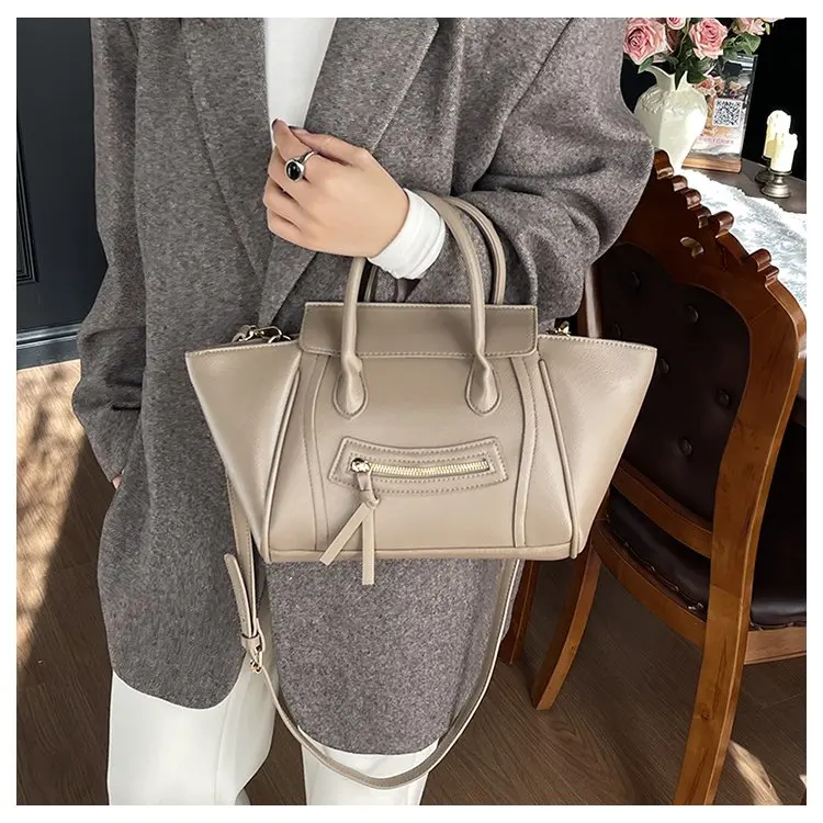 

Женская винтажная большая сумка S/S 2025 года, стеганая сумка через плечо в стиле ретро, многосторонняя сумка через плечо из натуральной кожи с регулируемым ремешком