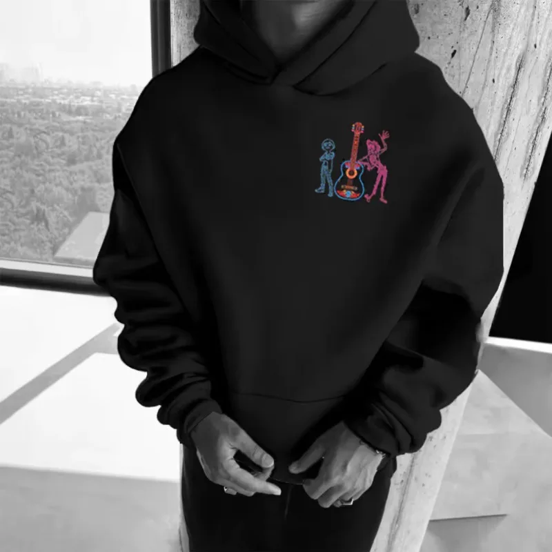 هالوين الخريف الشتاء زوجين هوديس القطن المتضخم مقنعين كوكو ميرش مصمم Harajuku Y2K الملابس البلوز البلوز