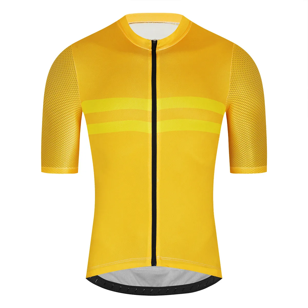 2025 Cycling Jersey Men Reflective MTB Road Bike Clothes Bicycle Jersey Mesh Breathable Cycling Clothing Summer Bike Jersey