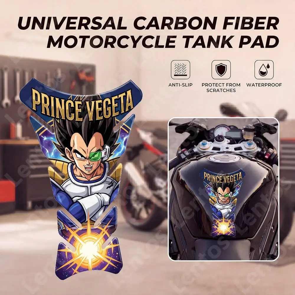 

DRAGON BALL Universal Motorbike Fish Bone Tank Pad Decor Stickers Accessories