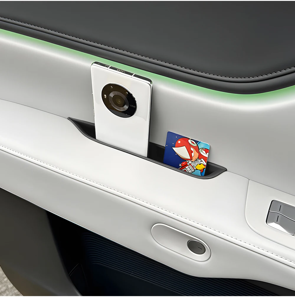 4 Stück Silikon-Aufbewahrungsboxen für Autotüren für Xpeng G6 2023 2024 2025 2026 Türfach-Organizer Innenraum-Zubehör – Detail 15