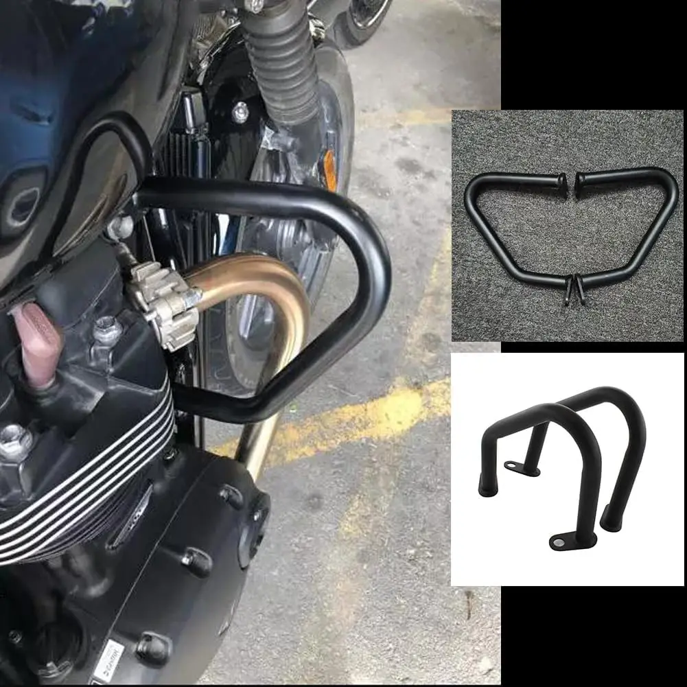 

For Triumph Bonneville T100 T120 Bobber Thruxton 1200 R Street Cup Twin Speedmaster 2023 Engine Guard Crash Bar Bumper Protector
