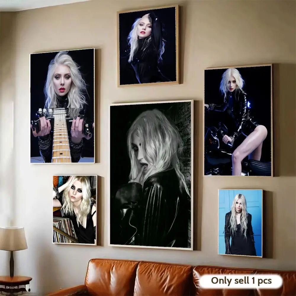 Póster de Singer T-Taylor Momsen, pegatina artística de pared impermeable para decoración de bares en el hogar, mural autoadhesivo para decoración de paredes de habitación