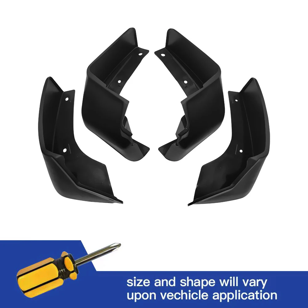 

4Pcs Front & Rear Mud Flaps Splash Guards Mudguards Black Fit For Nissan Sentra Pulsar Sylphy B17 2012 2013 2014 2015-2019