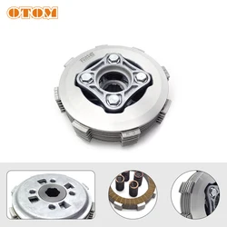 Motorcycle Slipper Clutch Assembly For ZONGSHEN ZS165FMM ZS172FMM ZS172FMM CB125-250 Engine Transmission Disc Friction Plates