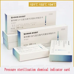 Xinhua brand pressure steam disinfection and sterilization indicator card, test paper strip, indicator tape, 121 ℃, 132 ℃