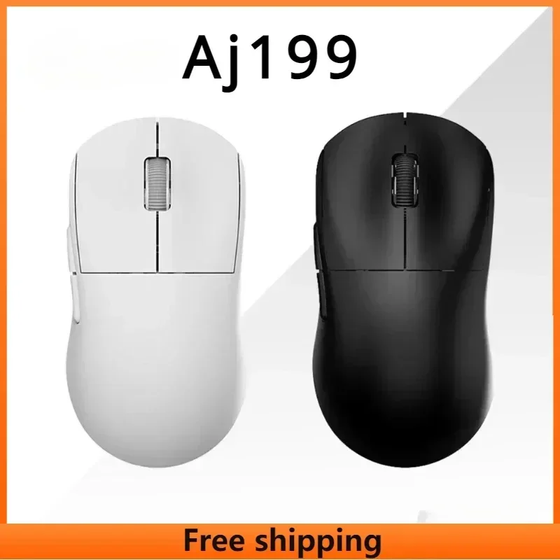 

Aj199 Sensor Gaming 4k Mouse Light Weight Low Delay E-Sports Paw3395 Gaming 2.4G Mice with 4k Receiver for PC Laptop