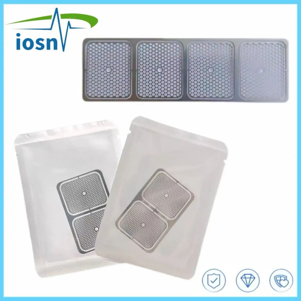 

Dental Implant Titanium Mesh GBR Flexible Bone Regeneration Barrier Implant Membrane Barrier For Periodontal Reconstruction
