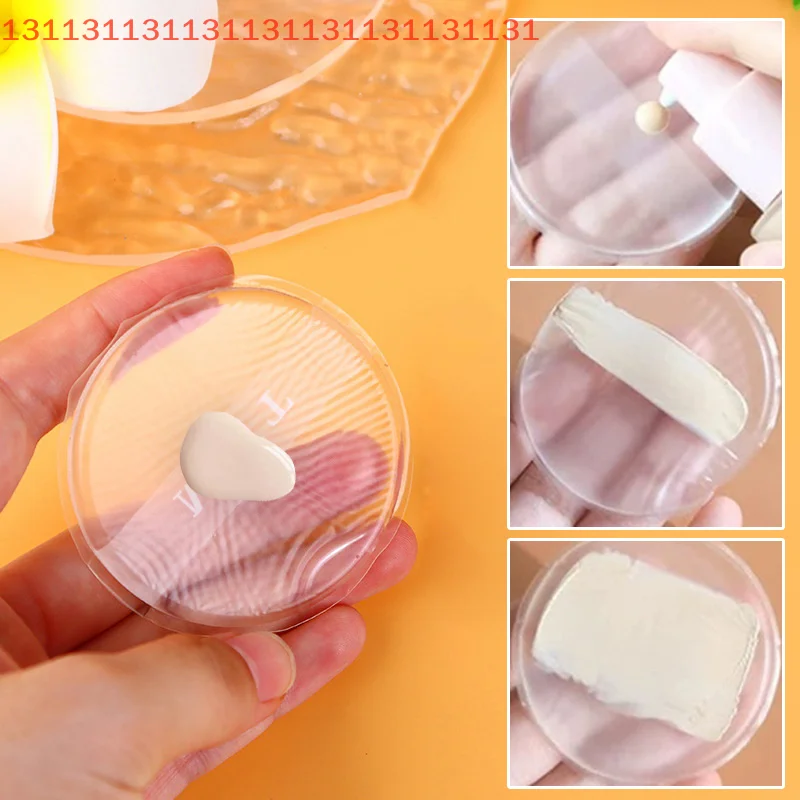 Esponja de esponja de Gel de silicona suave para base cosmética facial BB Cream sin polvo para comer polvo herramientas de maquillaje de soplo cosmético