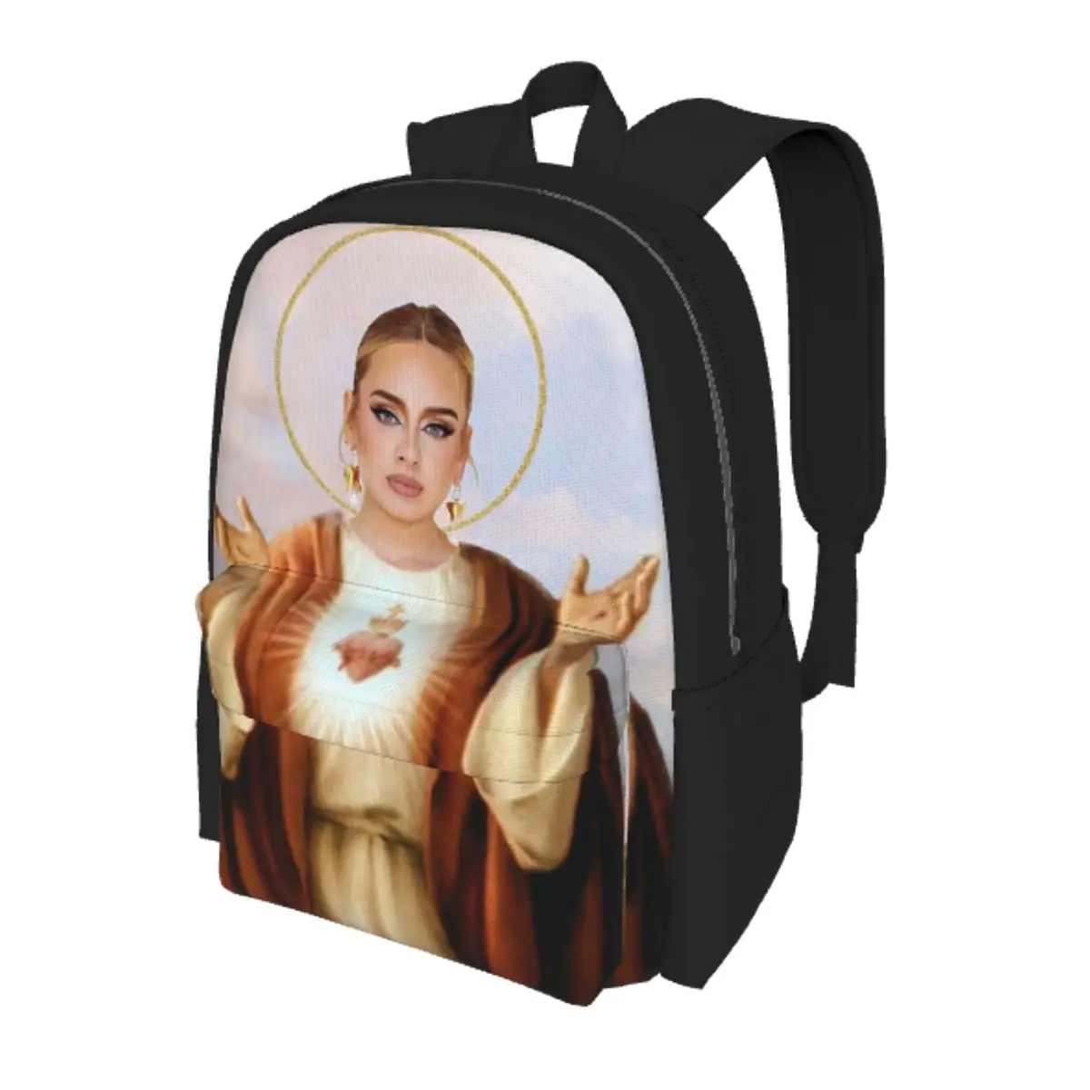 

Adele In Munich Music Tour Accessories Student Backpack School Bag Hiking Travel Daypack for Boys Girls Bookbag Shoulder Bags