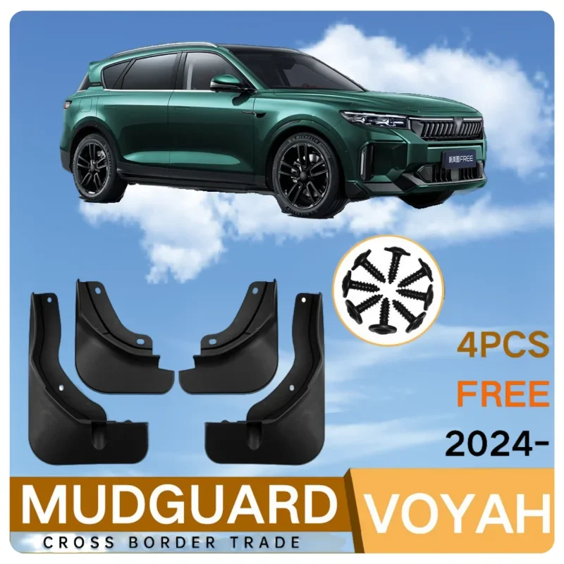

Mudflaps Fender for Voyah Free 2024,2025 Mud Flaps, Splash Guards, Front Rear Wheels Fender, Car Accessories,4Pcs