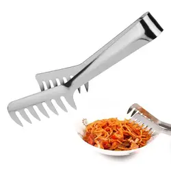 Stainless Steel Pasta Tongs Spaghetti Server Heat Resistant tool Comfortable Grip Spaghetti Noodle Cooking Tongs Kitchen Gadgets