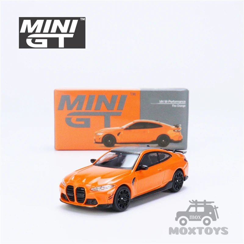 

MINI GT 1:64 M4 M Performance G82 Fire Orange LHD Diecast Model Car