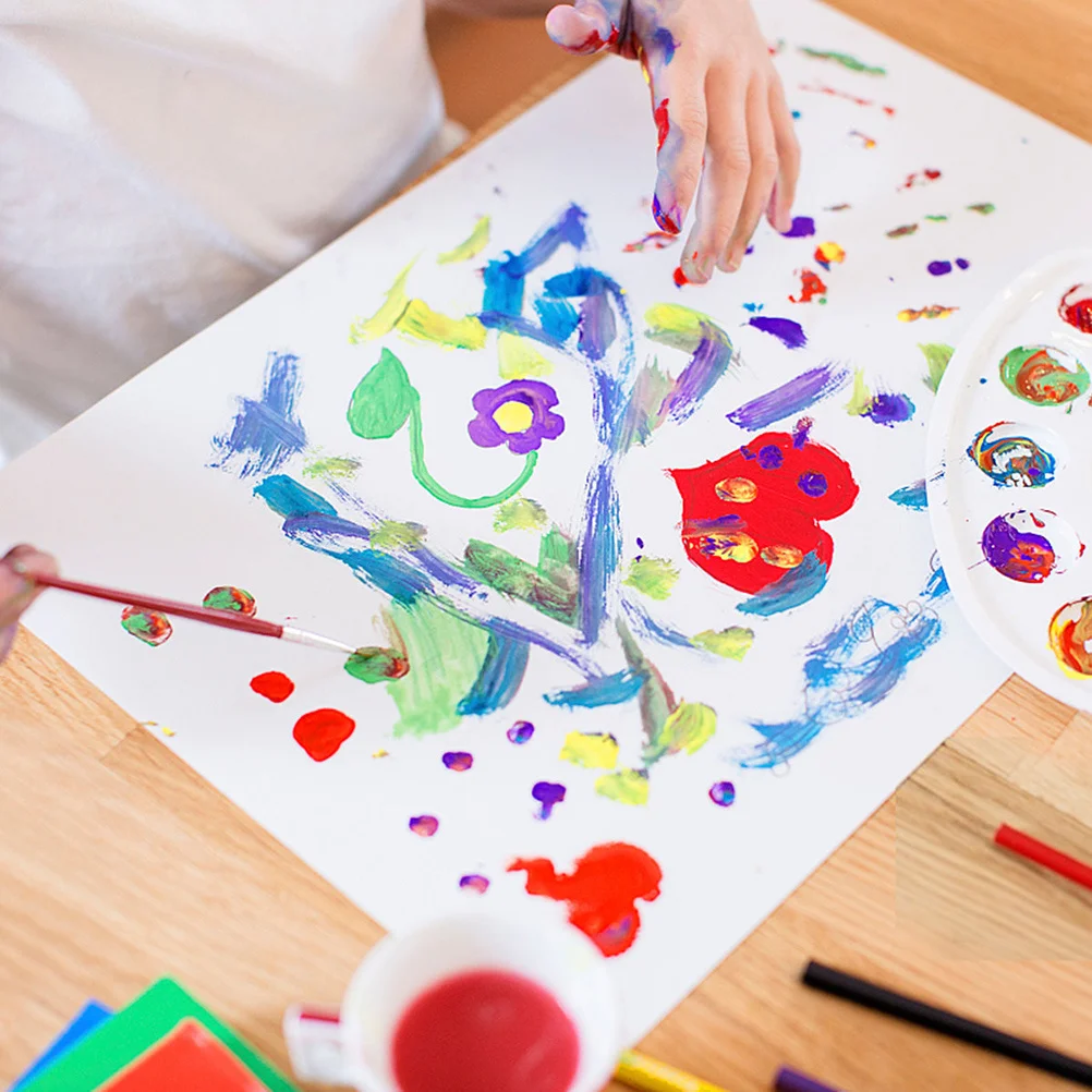 

3 pcs Drawing Paper Roll 44.5X500Cm Blank Sketch Paper For Diy Graffiti Art Craft Recycled Watercolor Painting