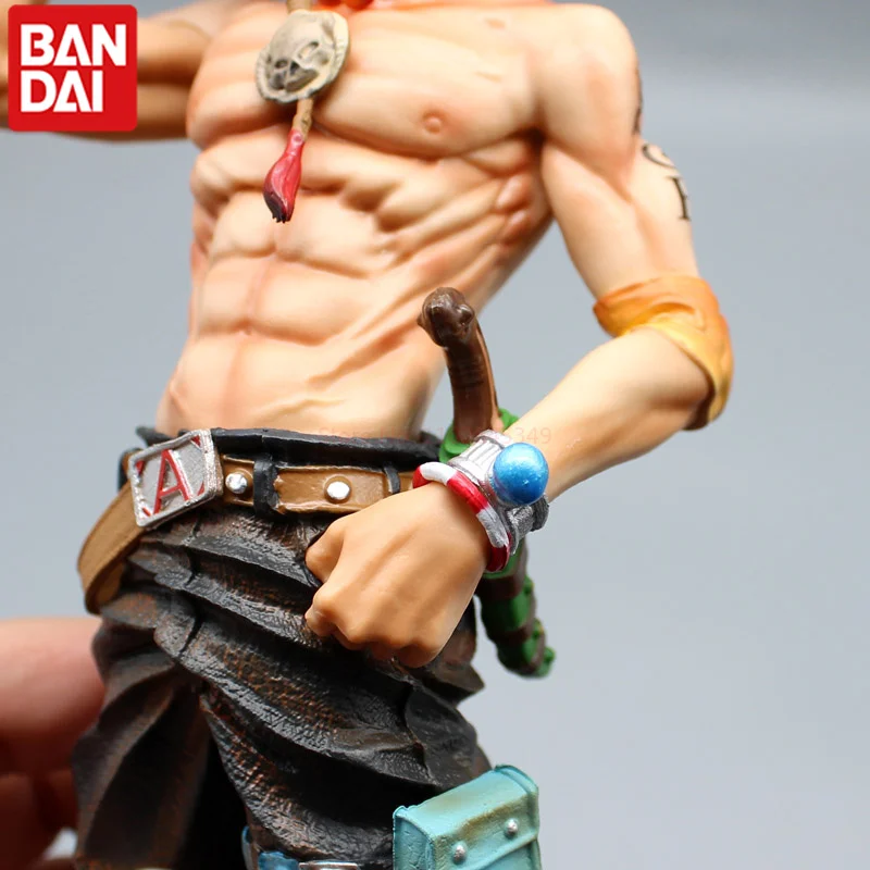 One Piece Edward nueva puerta Vulcan frutas quemadas alrededor de Portgas D Ace cuatro emperadores llama Base modelo de figuras de acción adornos juguete