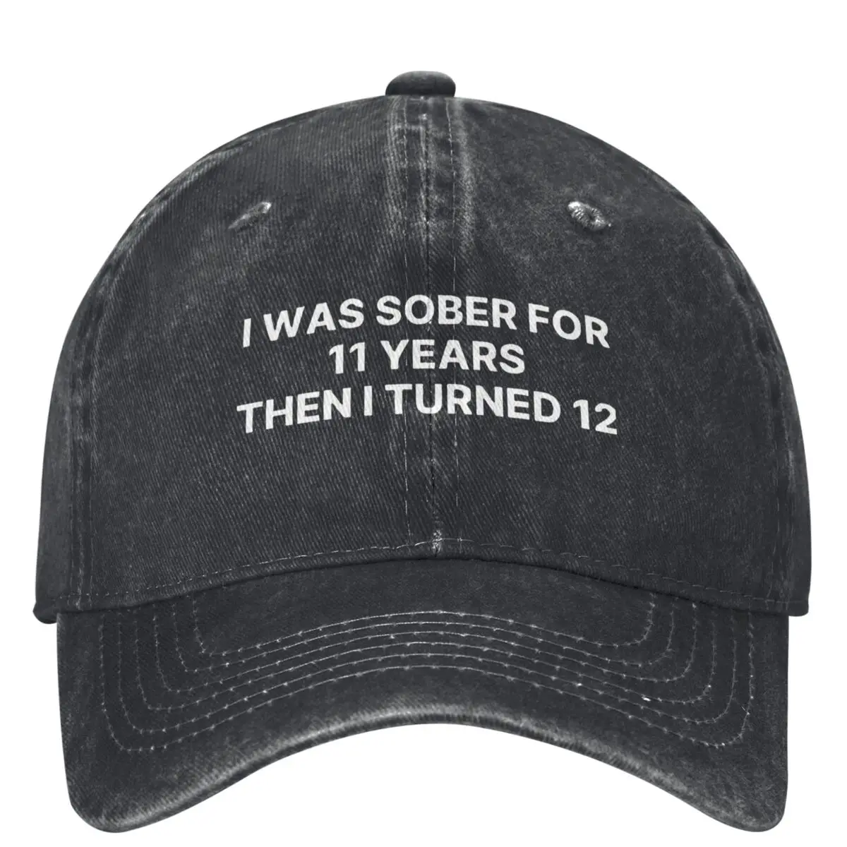 I Was Sober For 11 Years Baseball Cap Kpop Rock y2k Cool Hip Hop Hats Women Men Casual Sun Visors Snapback Cap