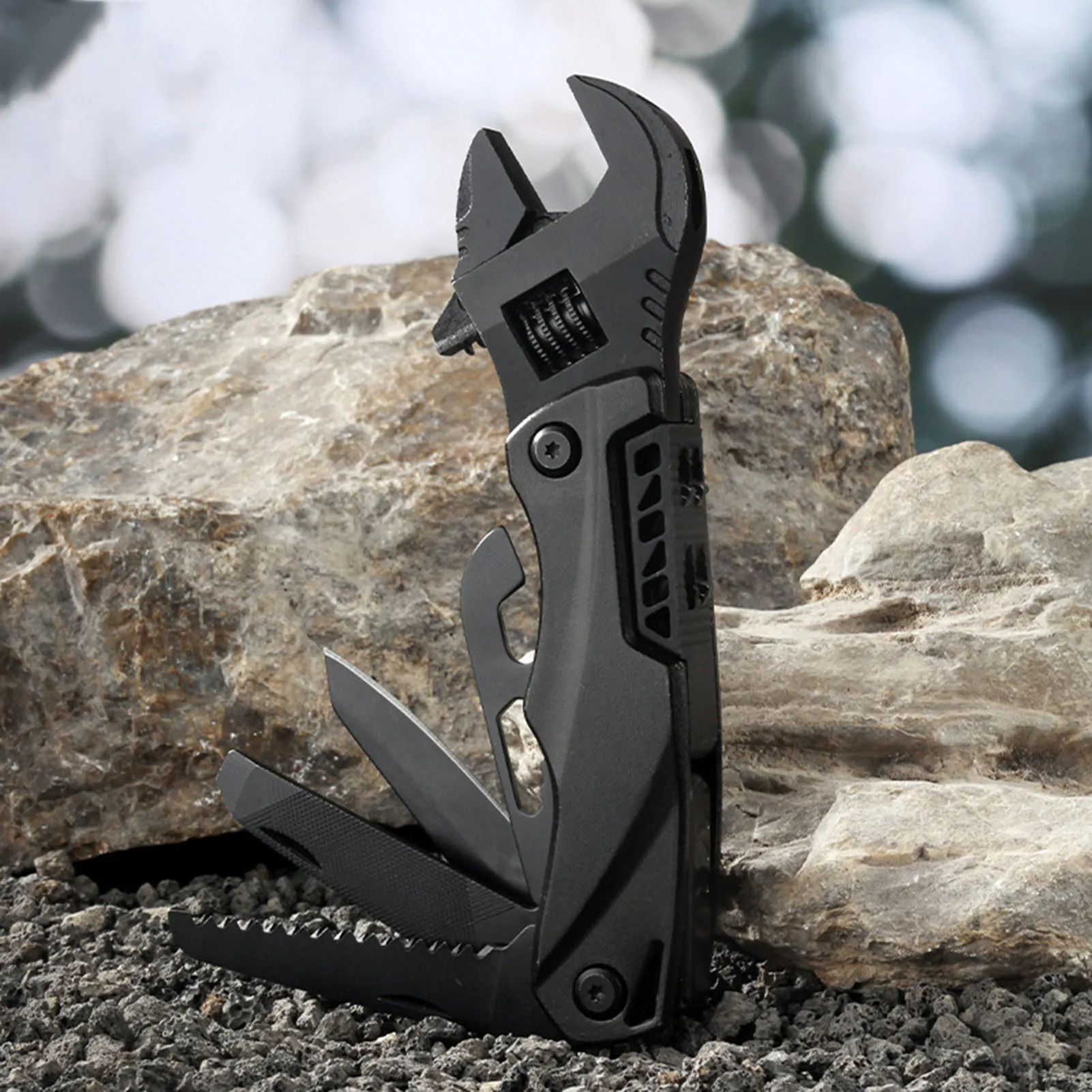 Multitool Wrench Pliers Comfortable Grip and Effectively Prevents Slippage Suitable for Camping Repairing