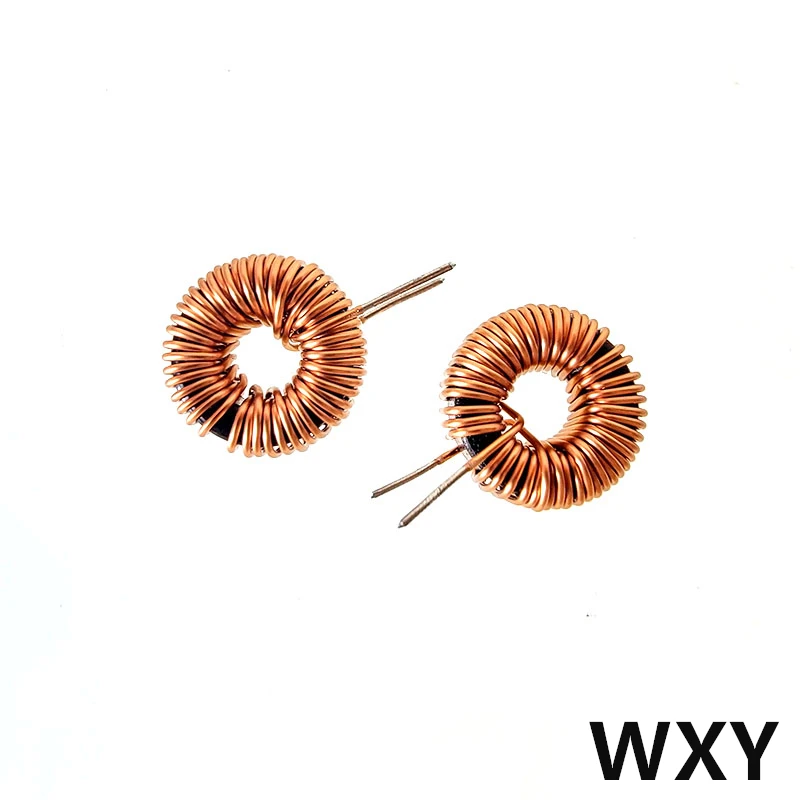 5Pcs Toroid core Inductors 65125 Winding Magnetic Inductance 10/22/33/47/56/68/100uh220uH Iron Gauge Aluminum Magnetic Ring Coil