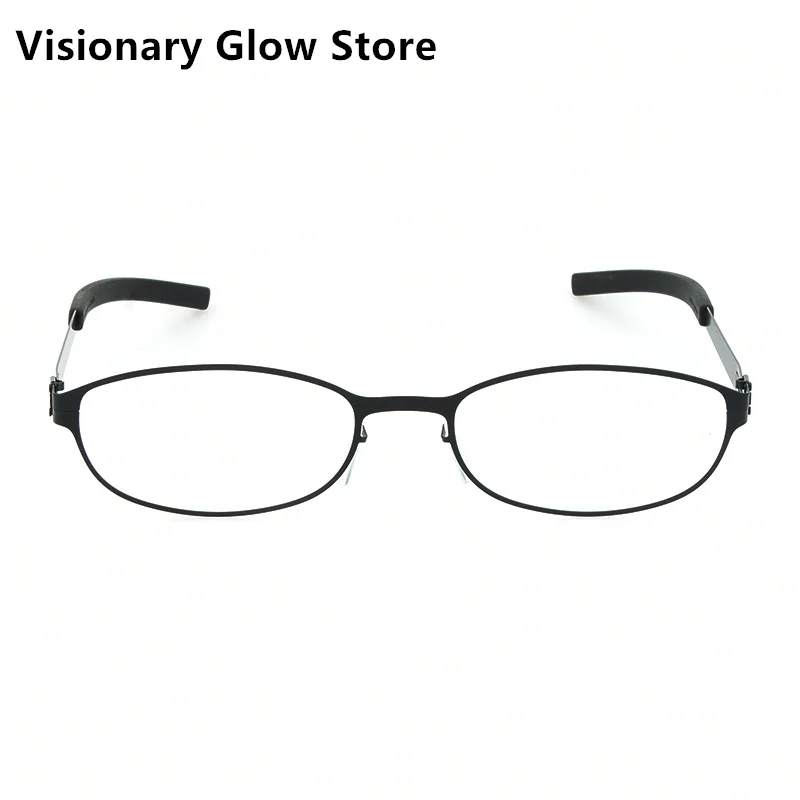 

Denmark Brand Oval-shaped Small Frame Exquisite Spectacle Frame Screwless Men Women Fashionable Glasses Eyewear Spectacles S003