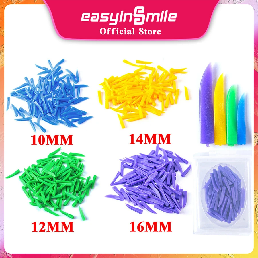 EASYINSMILE Dental Wedges Disposable Tooth Gap Wedge medical grade plastic Dental supplies Dentist Tools 10mm/ 12mm/ 14mm /16mm