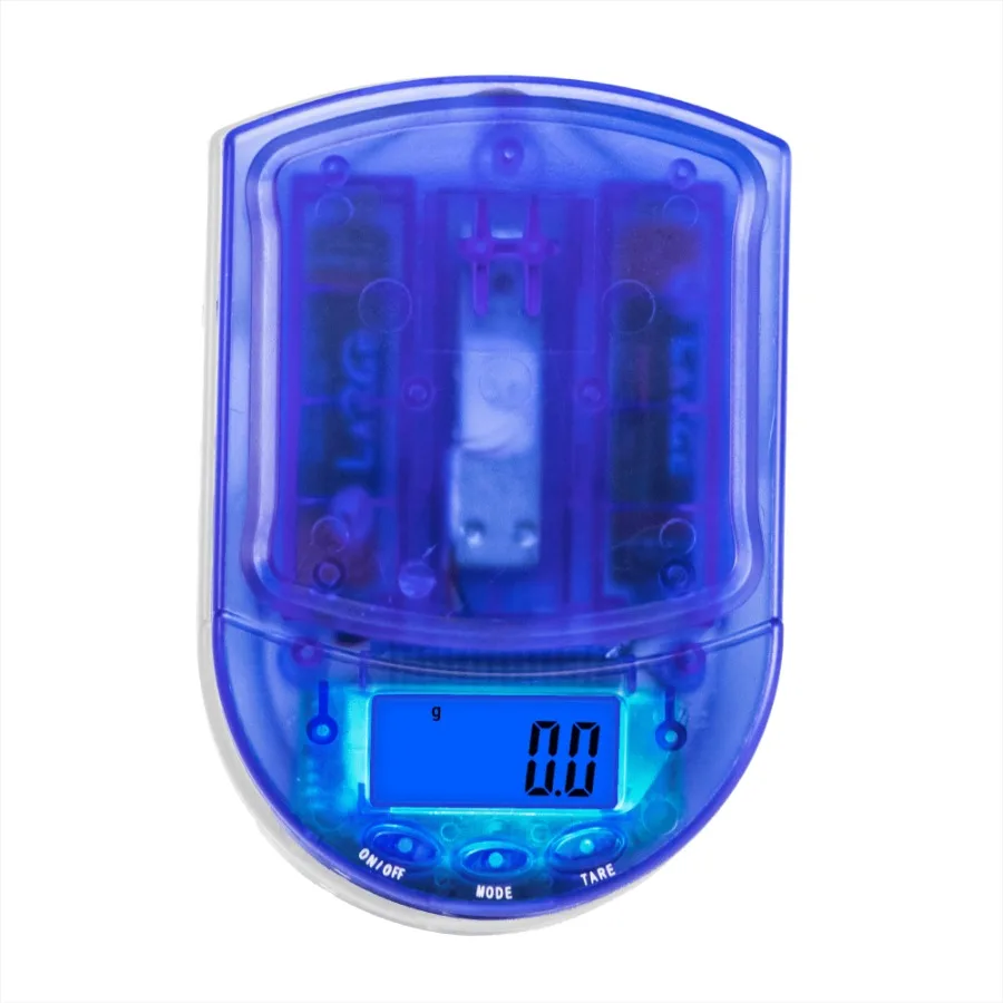 

BCM650g Digital Pocket Scale in Clear Blue