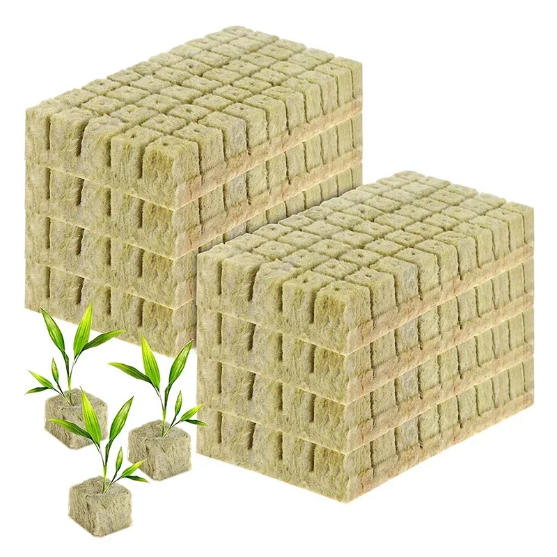 Agriculture  Cultivation Nutrient Blocks Hydroponic Rockwool Board Reusable High Water Retention For Soilless Planting