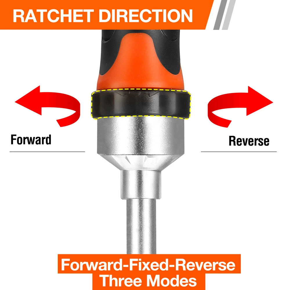 ValueMax 12 in 1 Ratcheting Multi-Bit Screwdriver Set Magnetic Screwdriver Kit Precision Bits PH2 Ratchet Screwdriver Bit Set