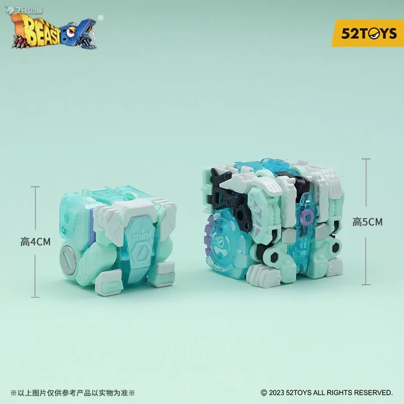 BEASTBOX 国内メカ アイスミント ドンドンナオ フィギュア、ABS、5cm Cube-9cm デュアルフォーム、メカコレクション/デスクデコレーション、送料無料