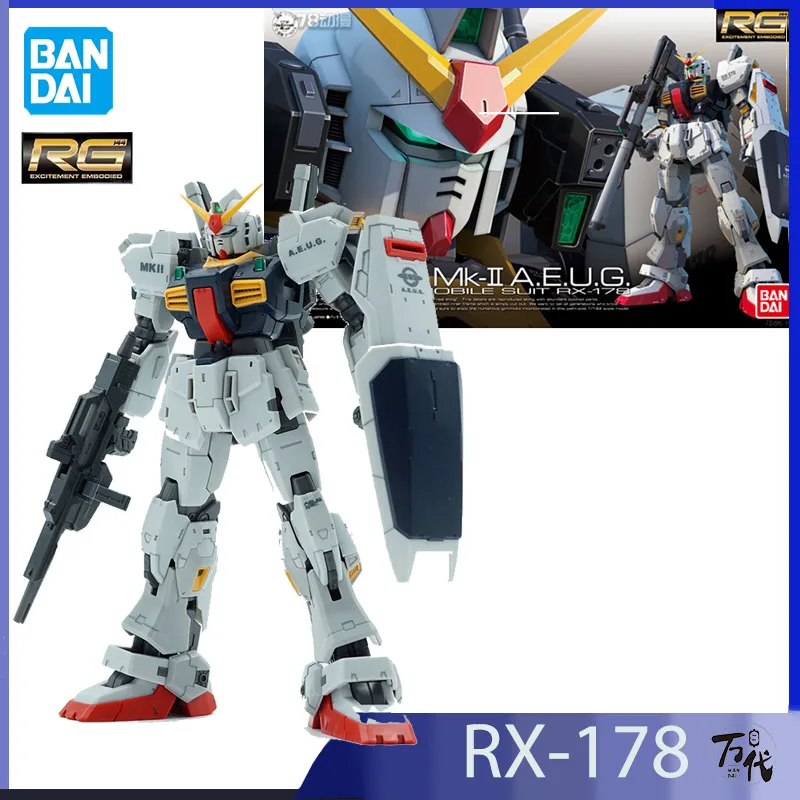 

Bandai RG 1/144 Mobile Suit RX-178 for Heroes Anime Action Figure Assembly Model Toys Ornaments Gifts for Children