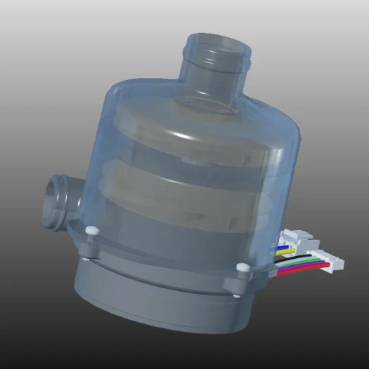 2026 48V Centrifugal Mini air Blower Fan for Medical and Industrial Equipment Exhaust Ventilation Fan with driver view 2