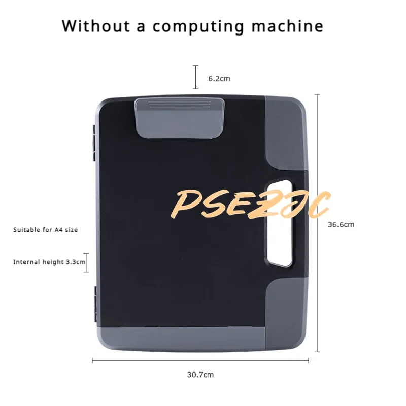 Imagem -02 - Caixa de Arquivos a4 Portátil e Multifuncional Office Folder Board com Calculadora Writing Board Organizando a Caixa de Armazenamento de Dados